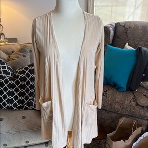 LuLaRoe Cream Cardigan Sweater